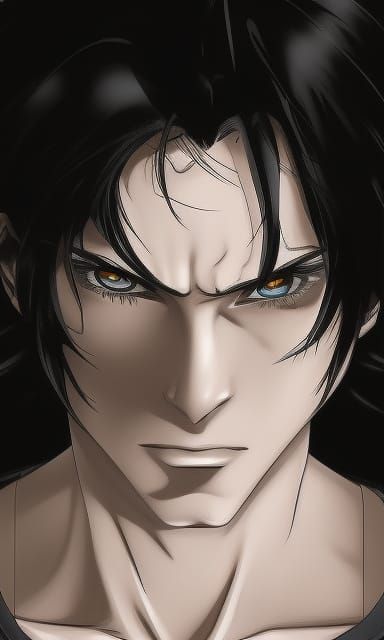 Comic Book Style Anime Character Illustration