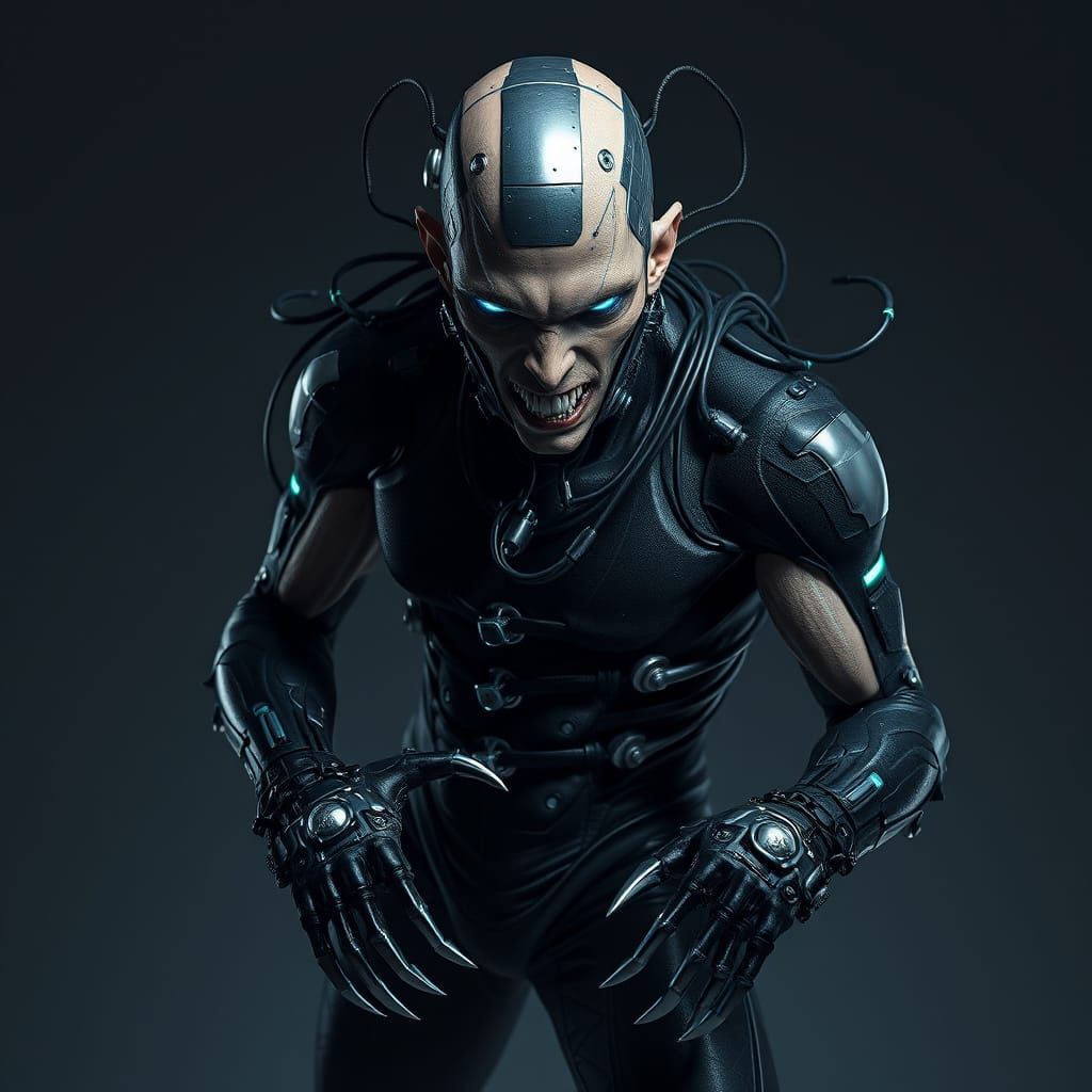 Cybernetic Cenobite: A Masterful Fusion of Flesh and Steel