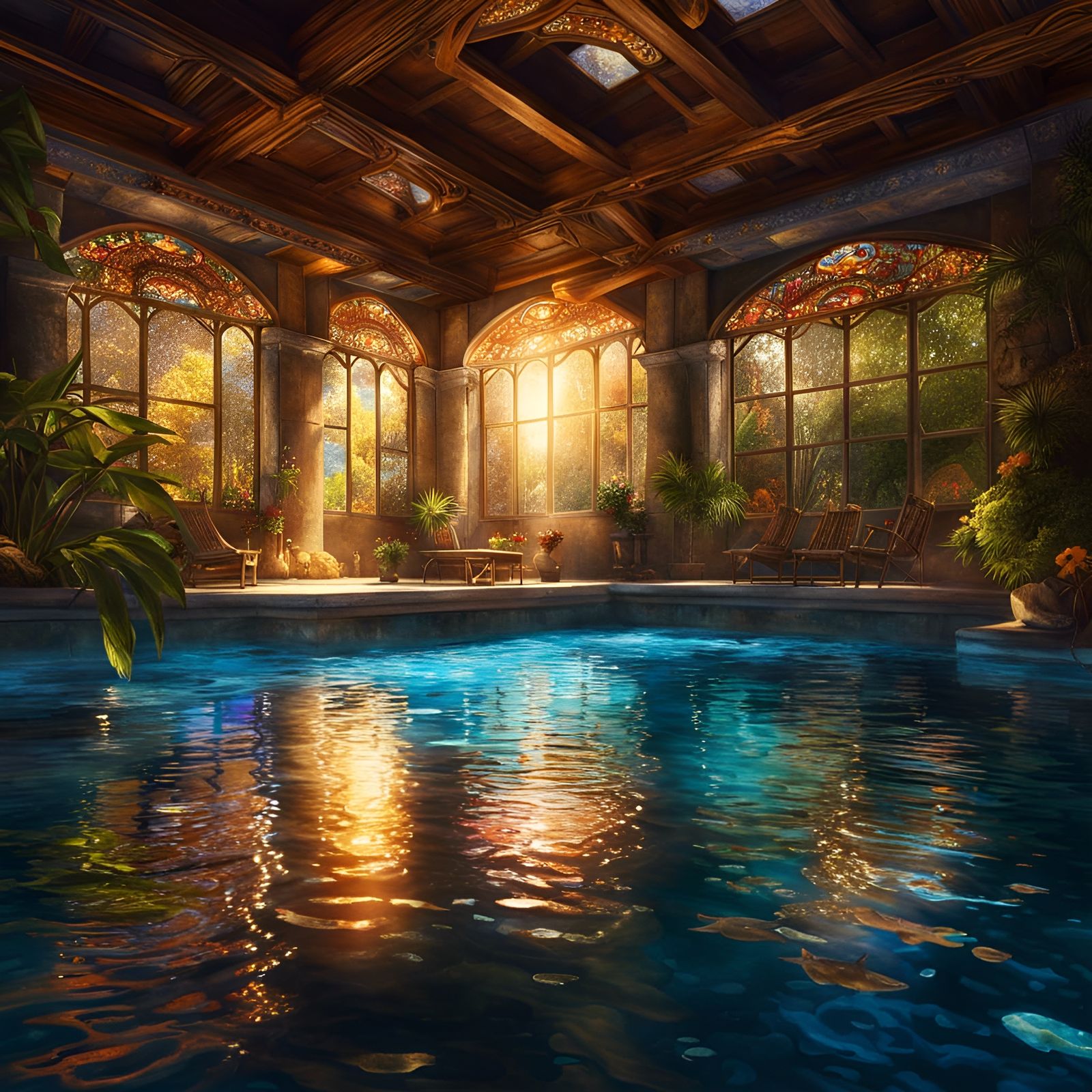 My dream vacation:  A secluded spa retreat