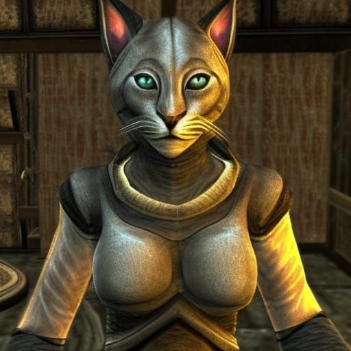 Khajiit Skooma Trader in Morrowind Style