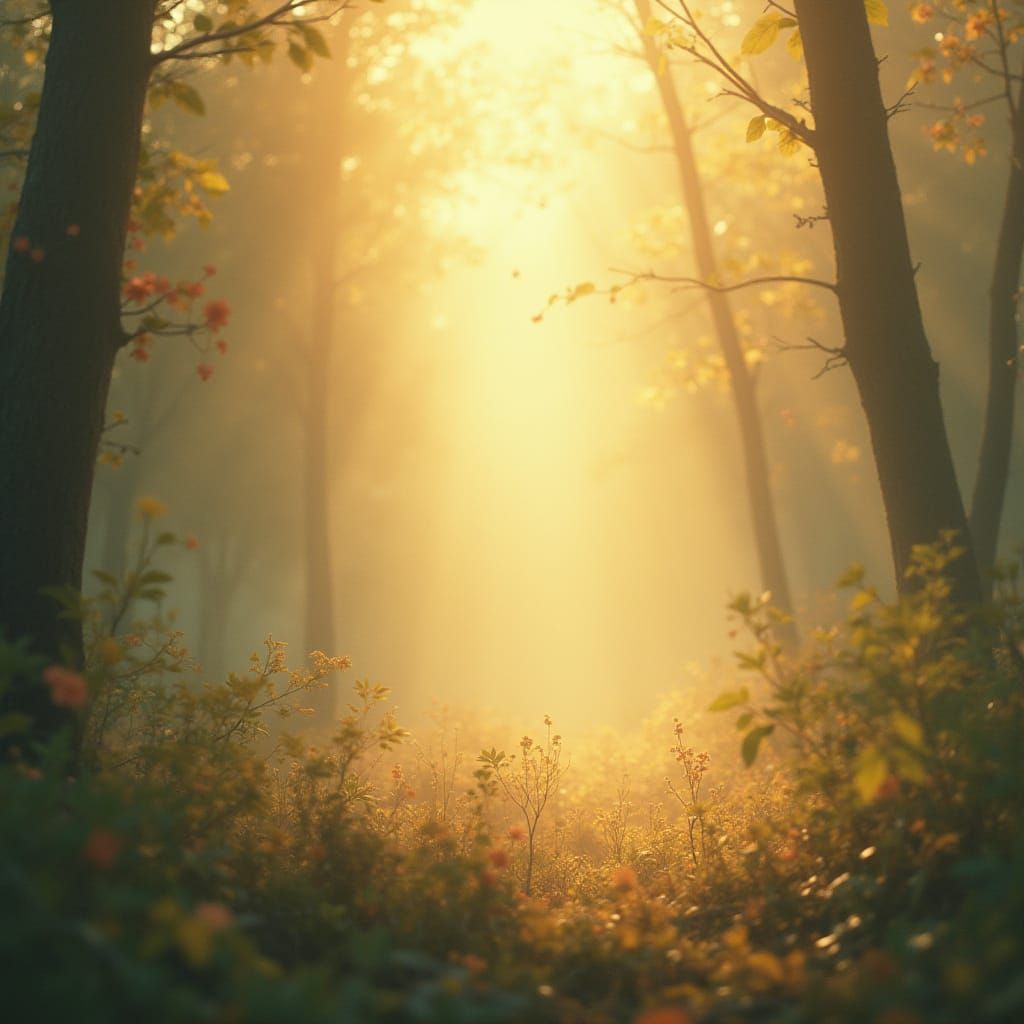 Ethereal Light in Dreamy Impressionist Style