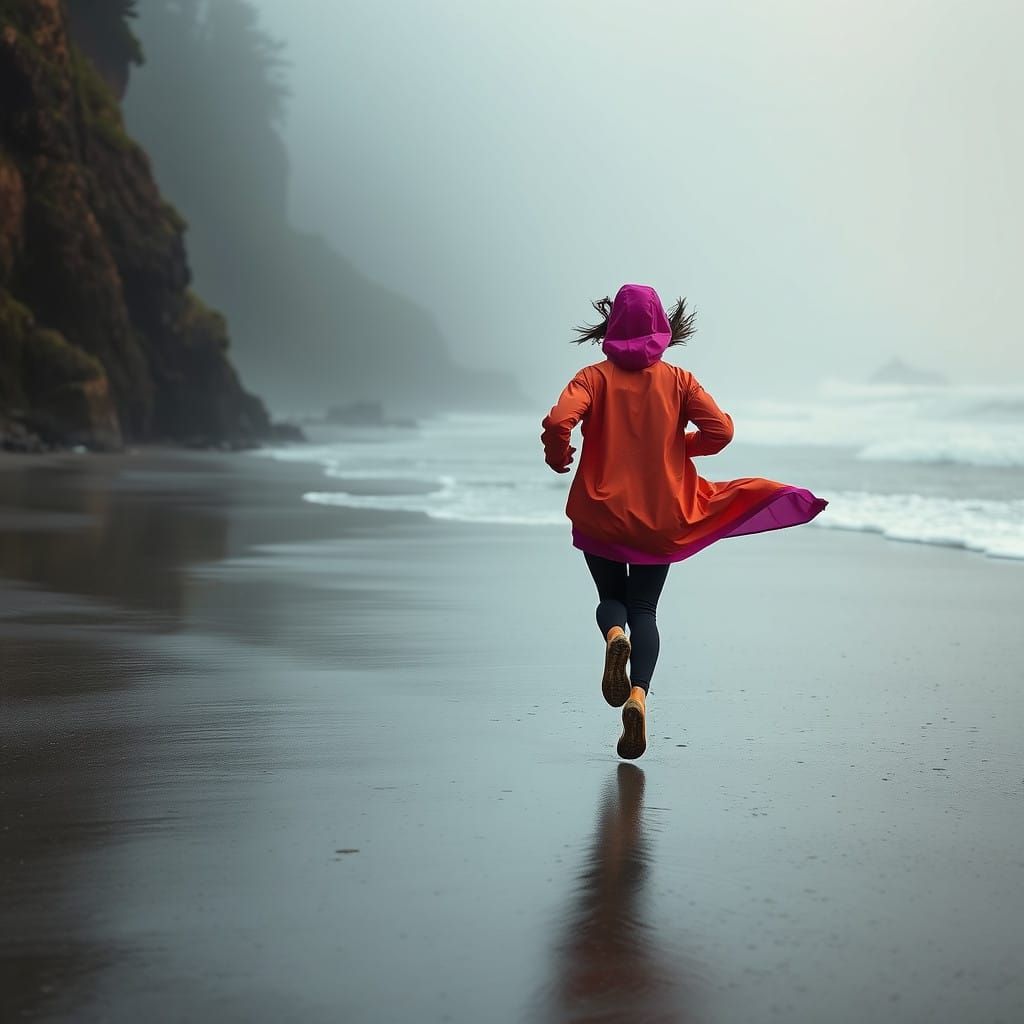 Mystical Runner on Tofino Beach