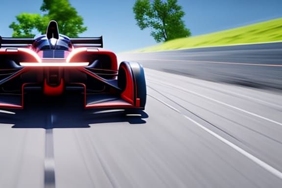 F1 Racing Game with Cinematic 3D Graphics