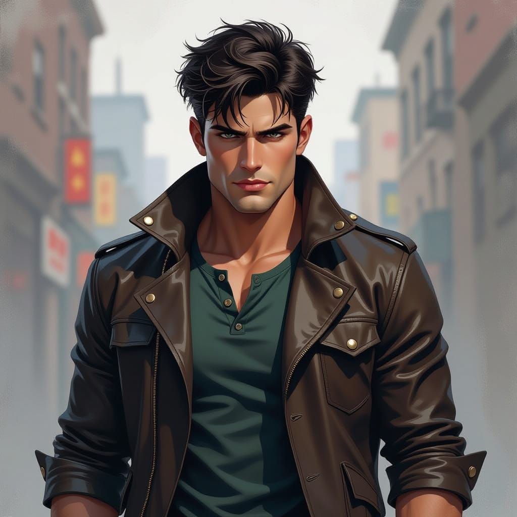 Jason Todd in Casual Comic Style - Semi Realistic Anime