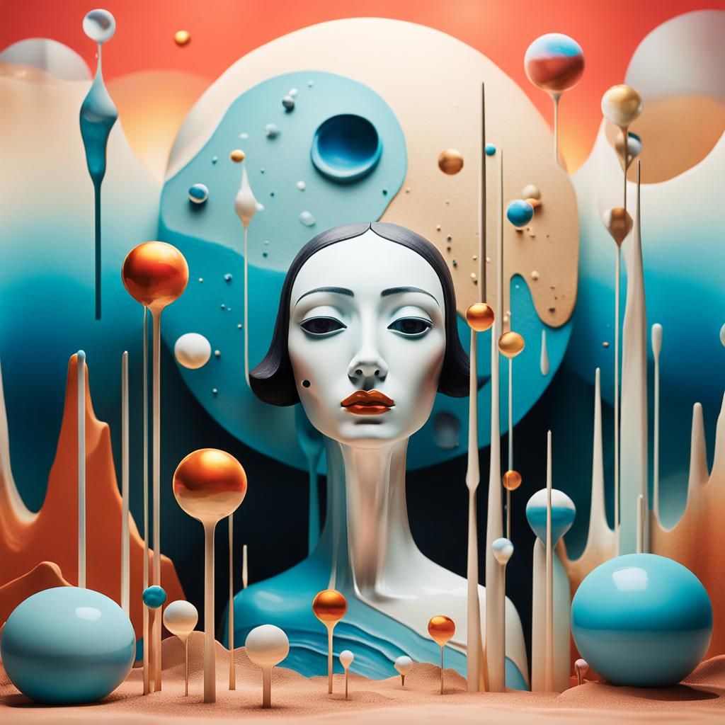 Dreamlike Surrealism in Professional Photography Style