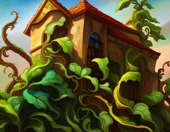 Jack's Ascent: Hyperrealistic Beanstalk Climb