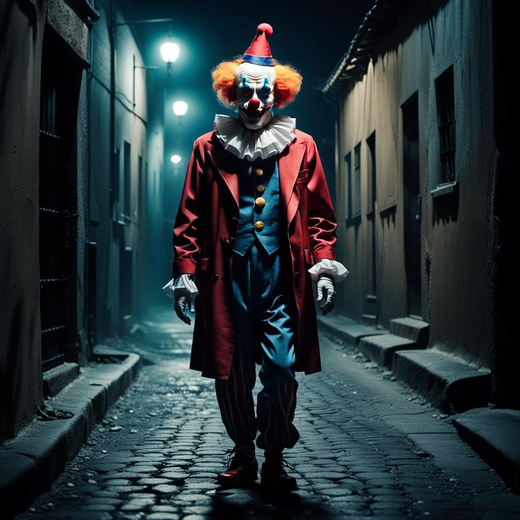 Art the Clown in Surrealist Dreamscape