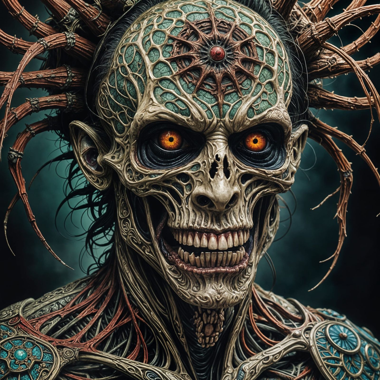 Hyperrealistic Horror Scene