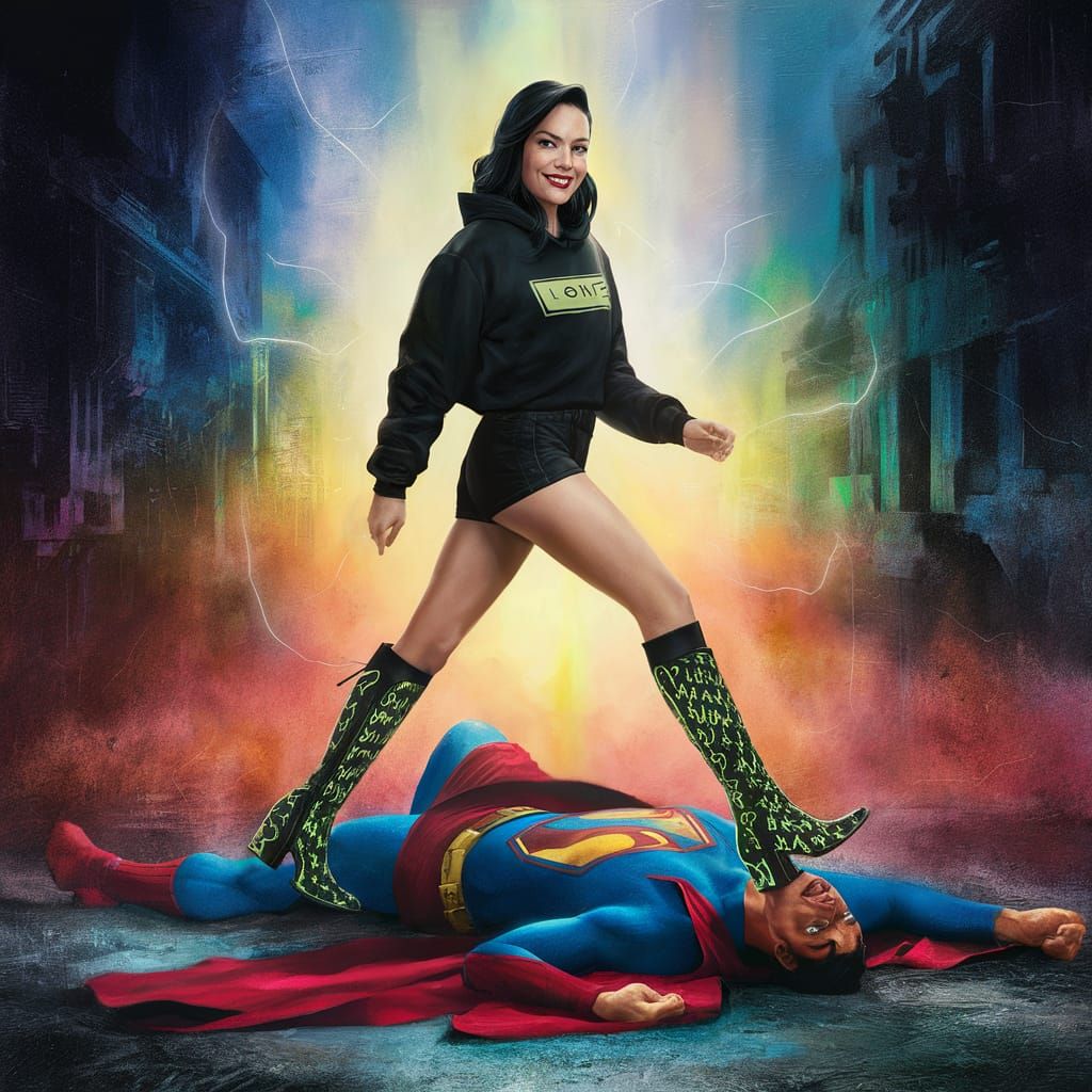 Lois Lane's Victory: A Fantasy Illustration