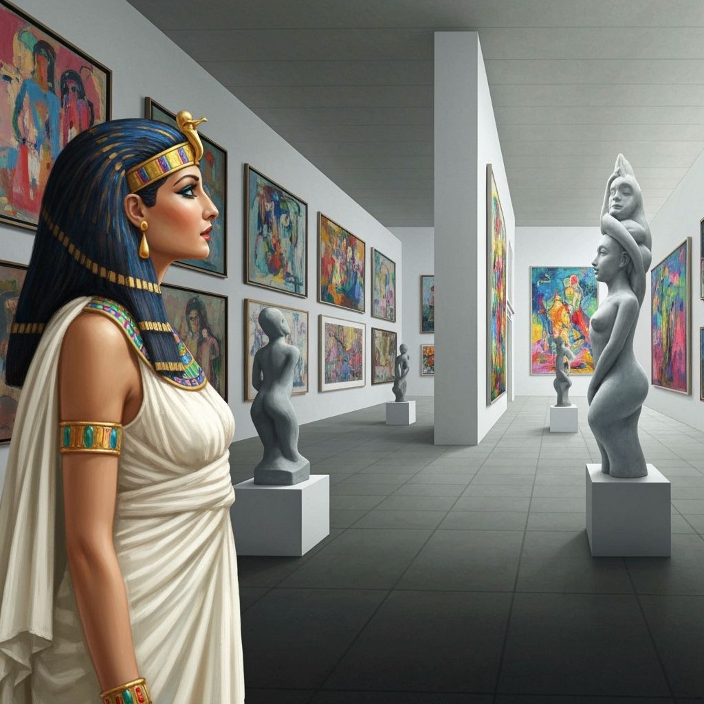 Cleopatra in a Modern Art Museum