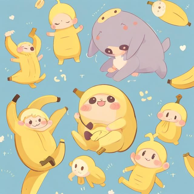 Chibi Banana Monkey's