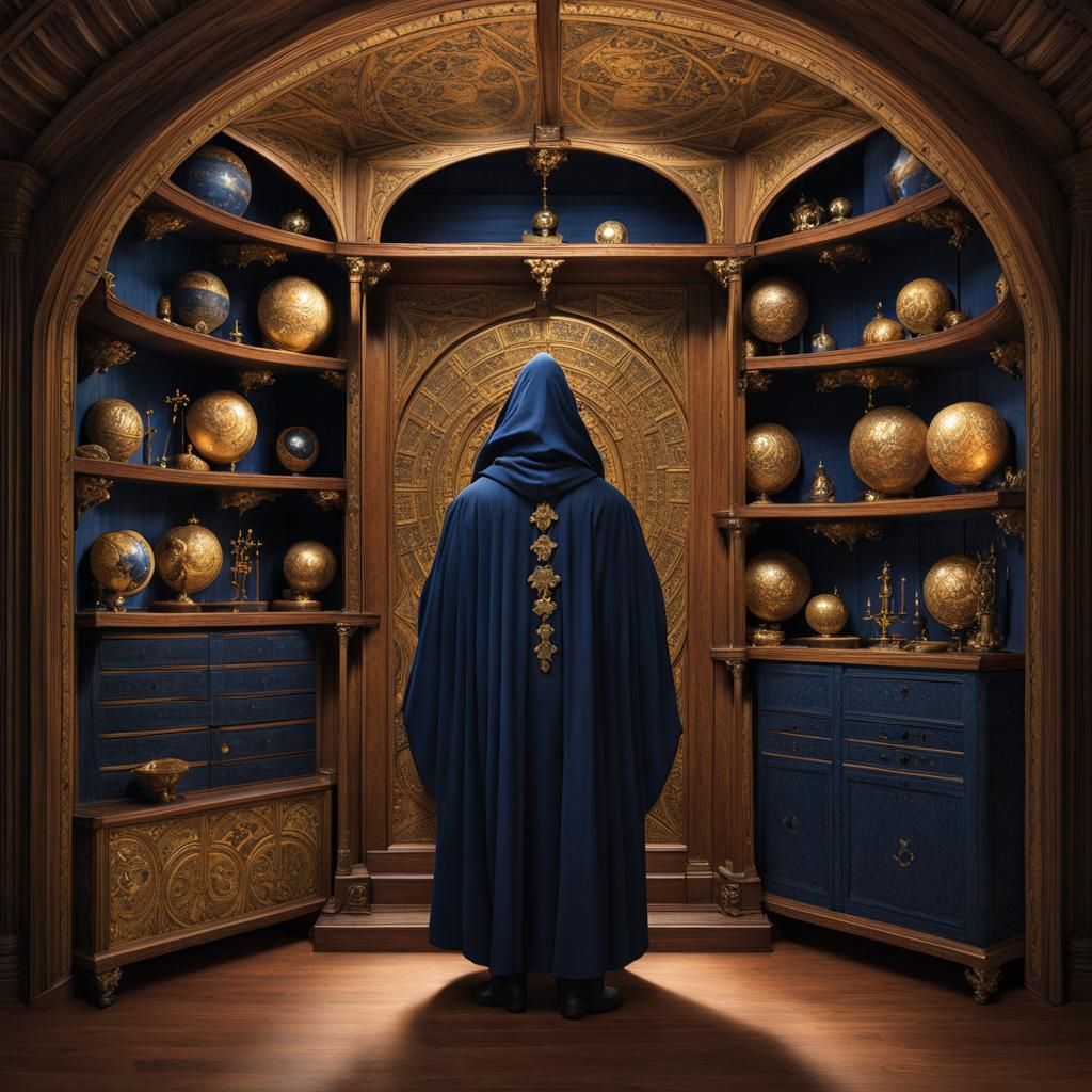"Follow me..." , the mysterious robed figure said, and opene...