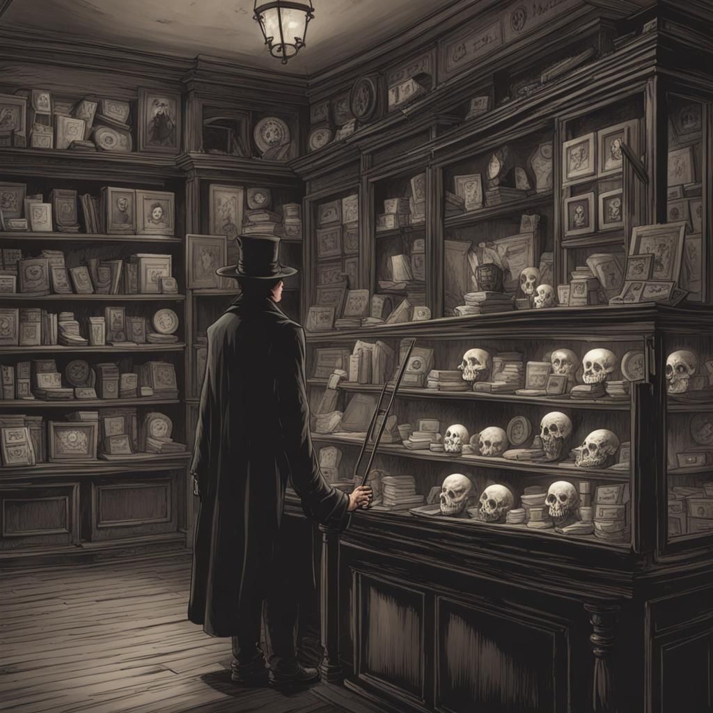 Mannequin in Haunted Store: An Eerie Scene