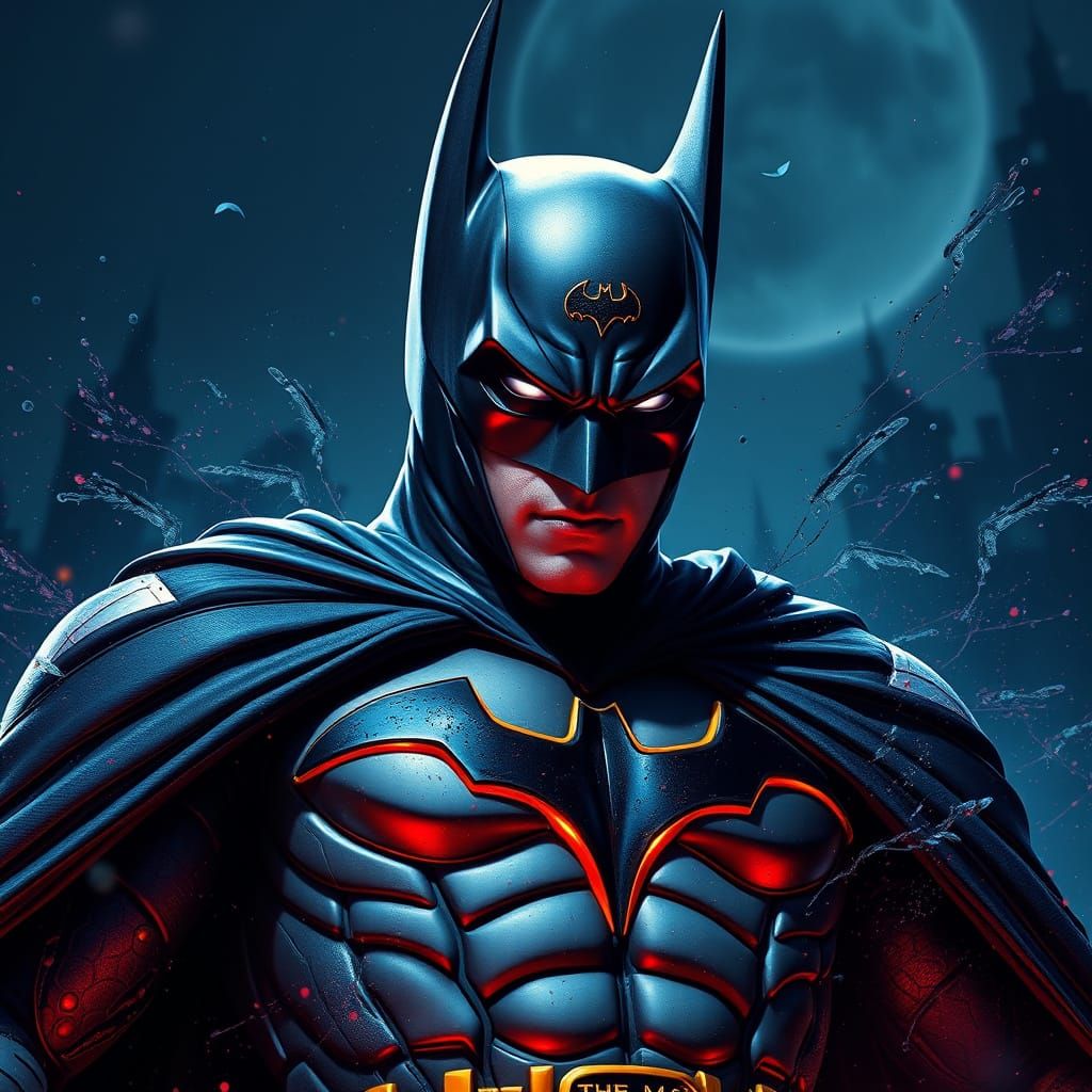 Epic Batman Concept Art in Vibrant 8K Resolution