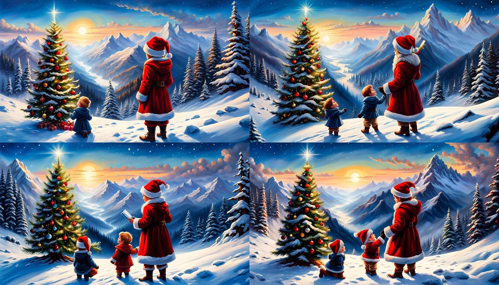 Weihnachten in den Bergen