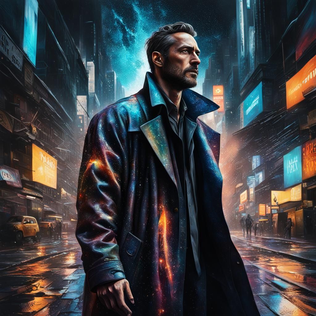 Trench Coat Universe: Hyperrealistic Concept Art