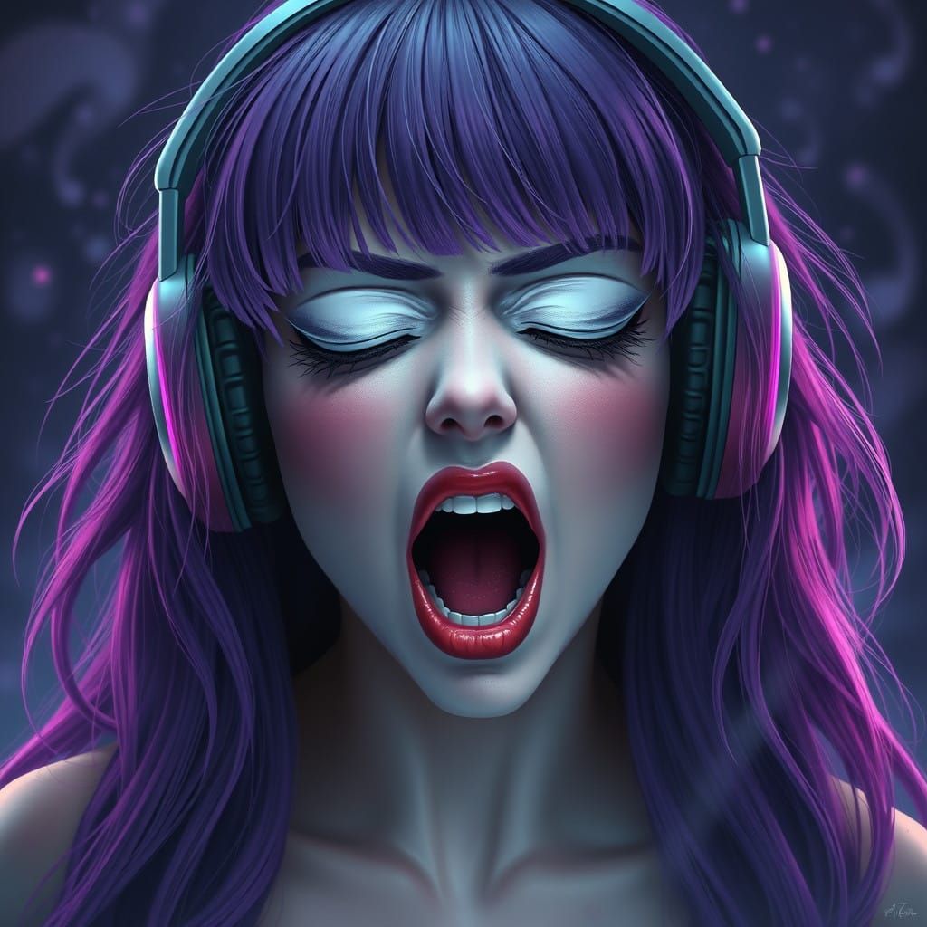 Ethereal Fantasy Figure in Sonic Despair