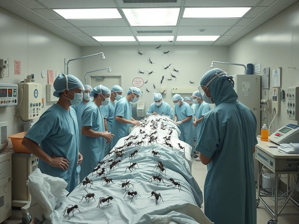 Antsinpantsification Overwhelms Health Care Facilities