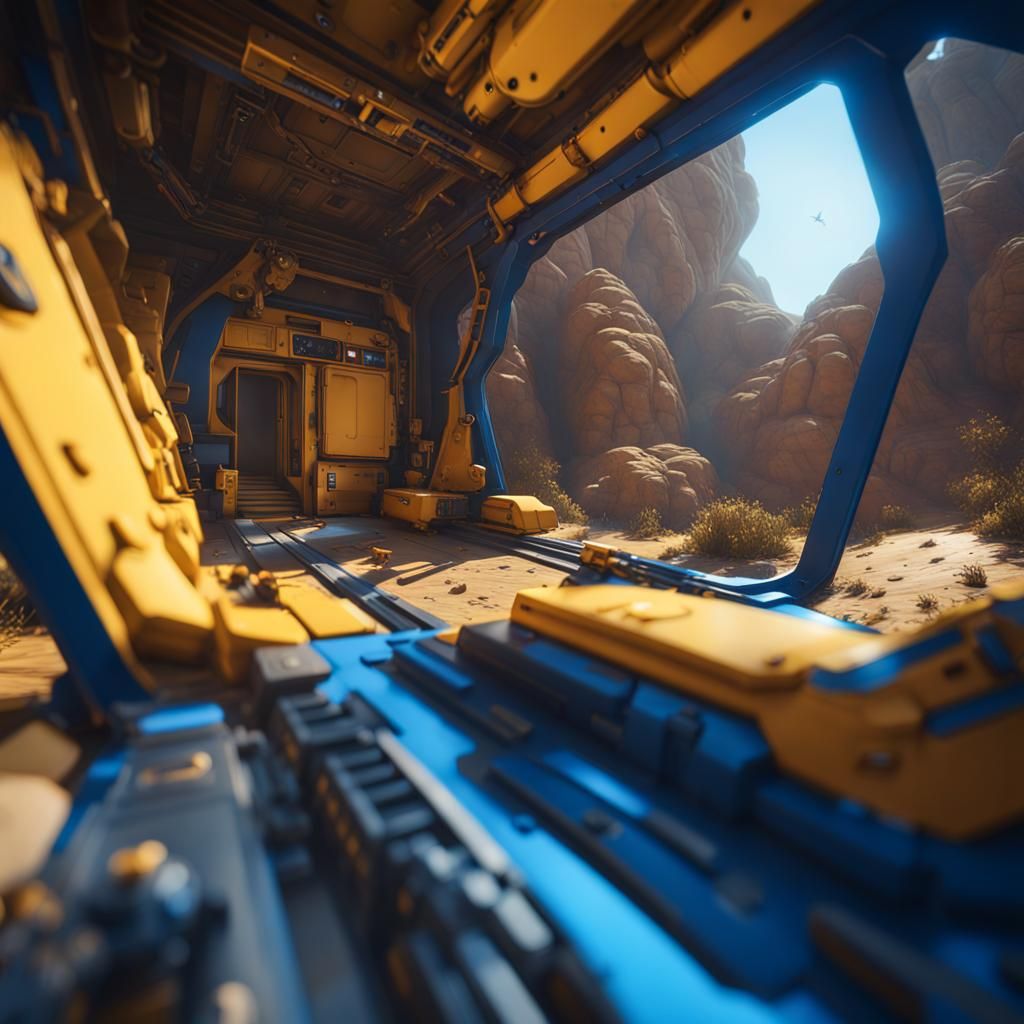 Bug's Eye View in Cinematic 3D