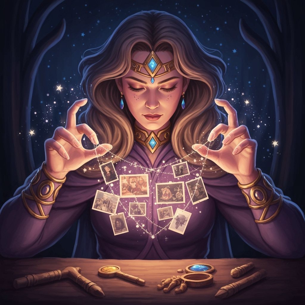 Mystical Dream Weaver Crafting Visions with Stardust