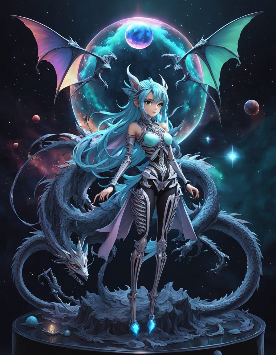 Dragon Girl in Celestial Splendor