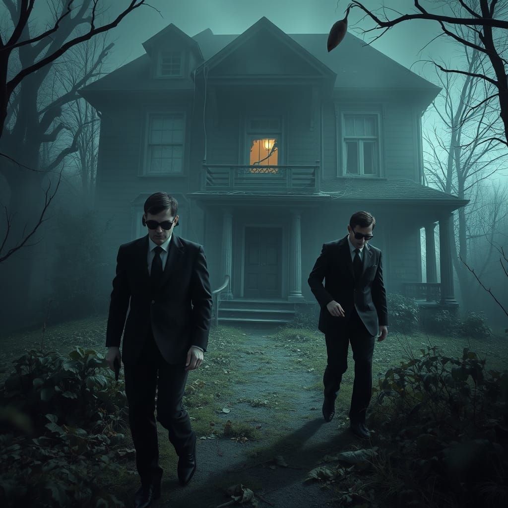 Surreal Investigators Uncover Haunted House Secrets