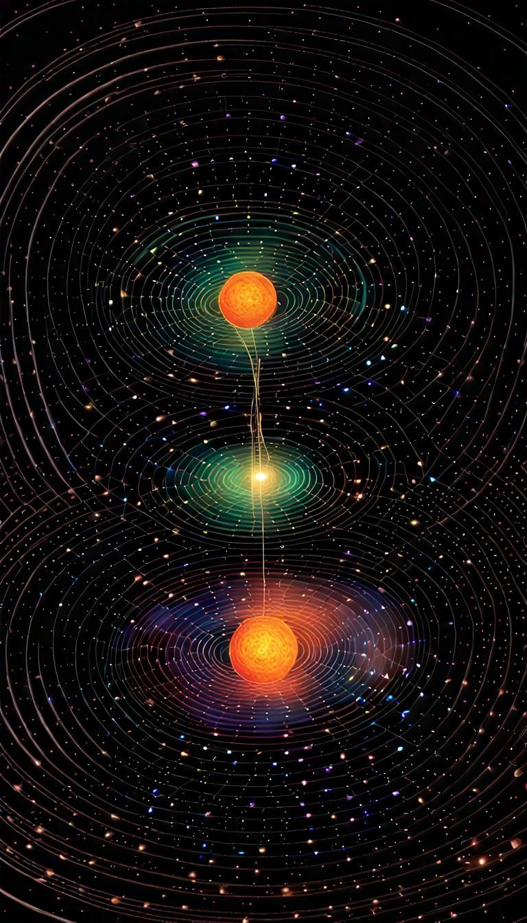 Cosmic Fruiting Body: Hyperrealistic Universe in Digital Art