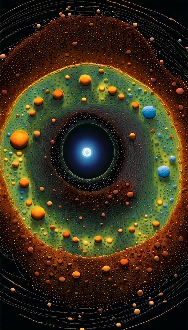 Cosmic Fruiting Body: Universe as Hyperrealistic Art