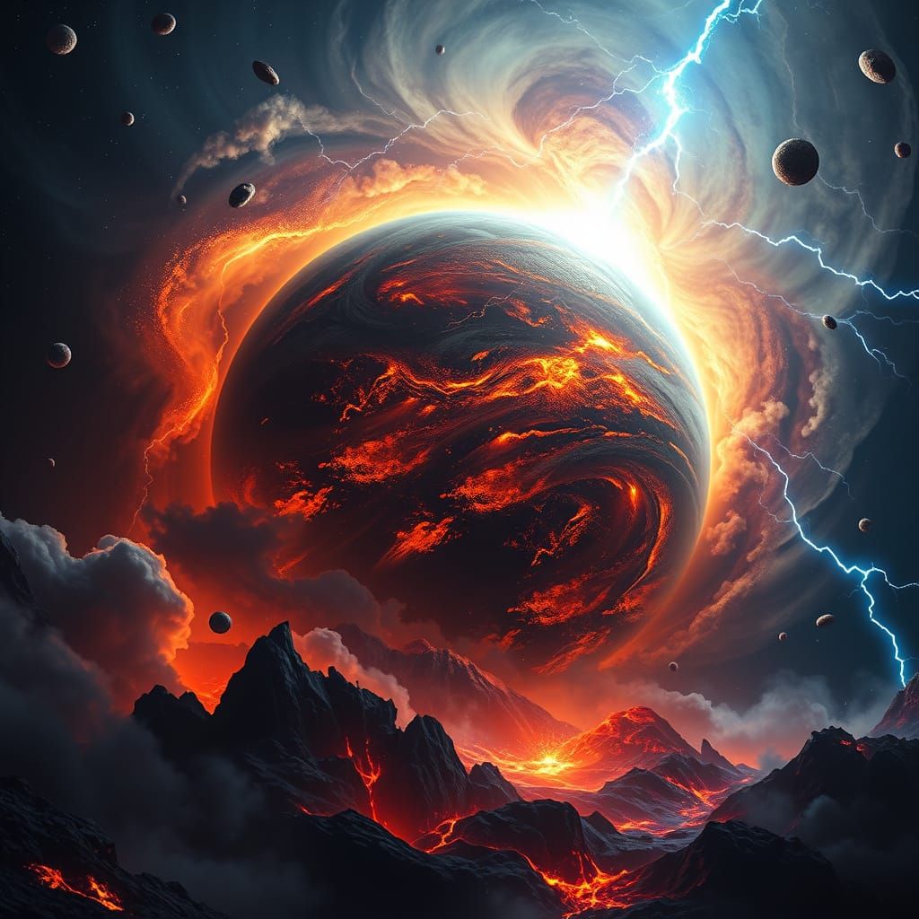 Cosmic Birth of a New World