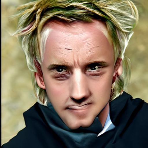 Portrait of Actor Tom Felton as Draco Malfoy