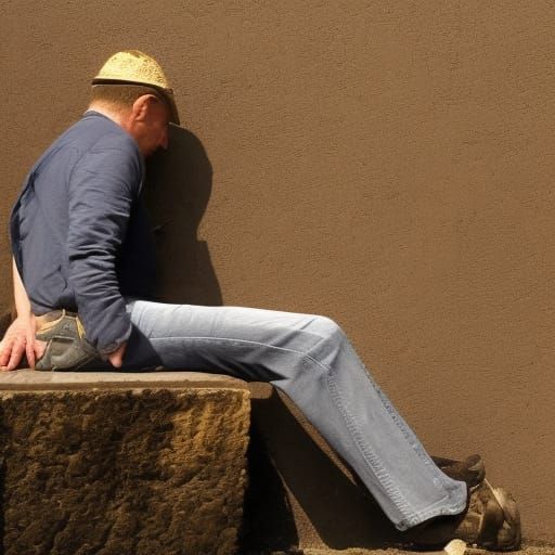 Pause and Reflect: An AI Generated Art Piece