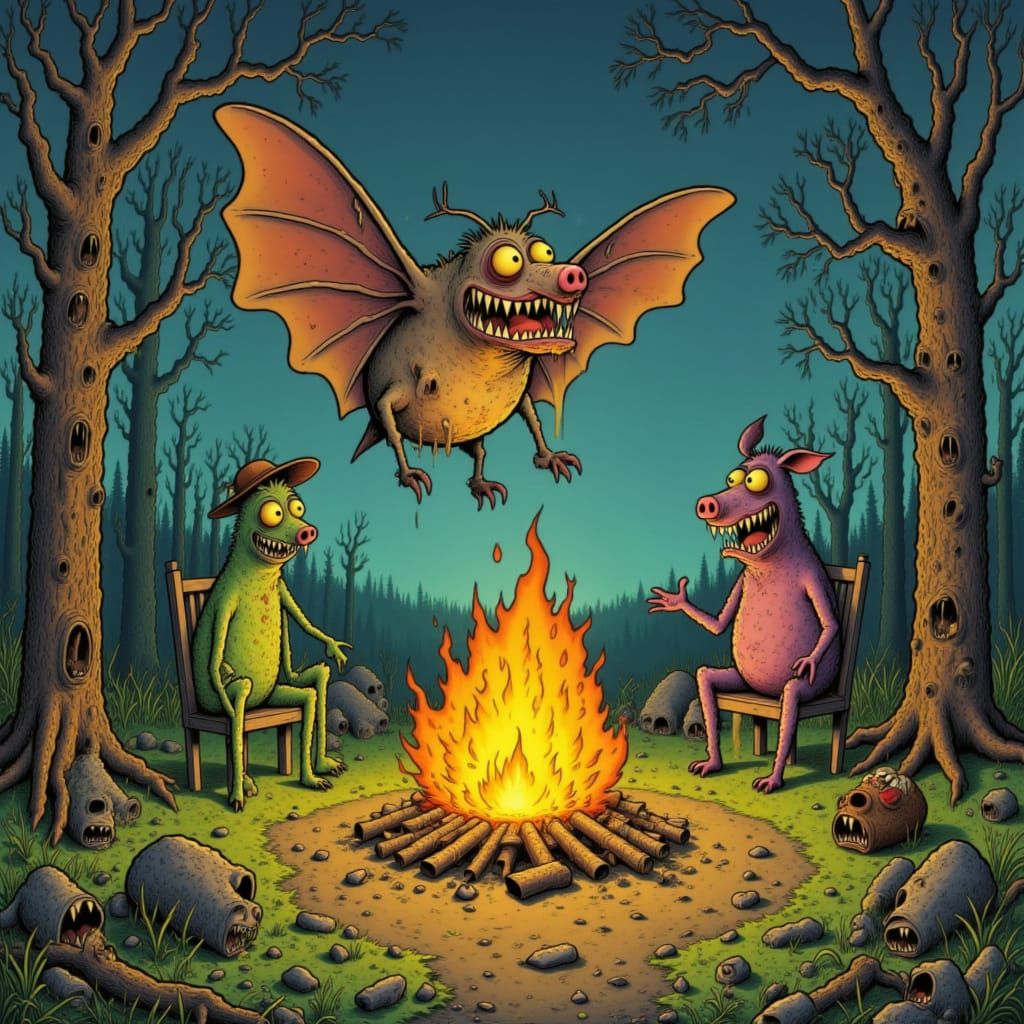 FOUSHED: the sound made when your crazy friend flew to close...