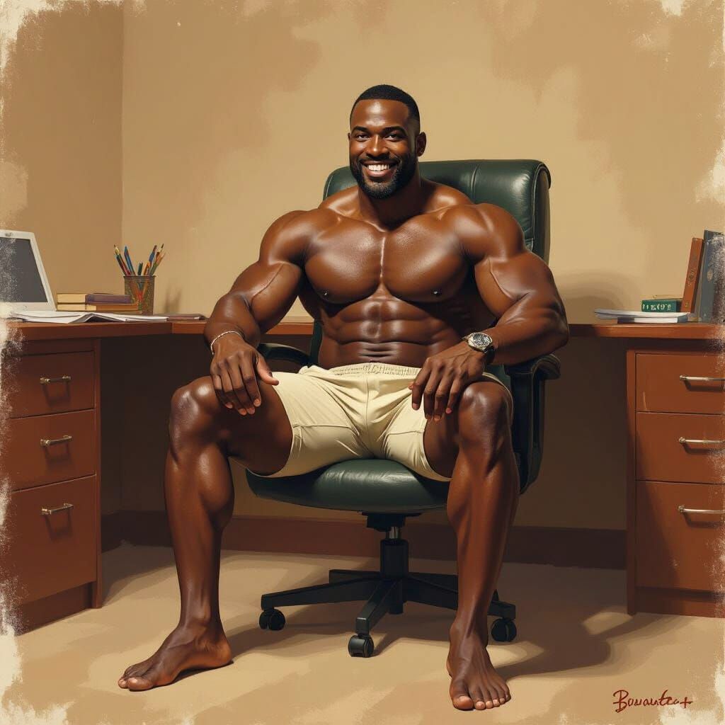 Relaxed Coach in Earthy Tones