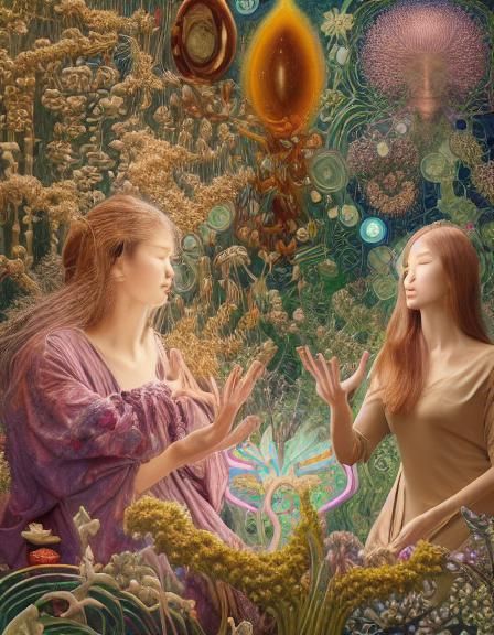 Surreal Poem Composition in a Starship, Fairytale Style