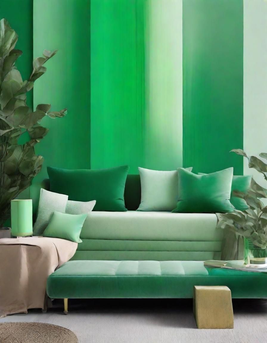 Green Color Palette: Emerald to Sage Art