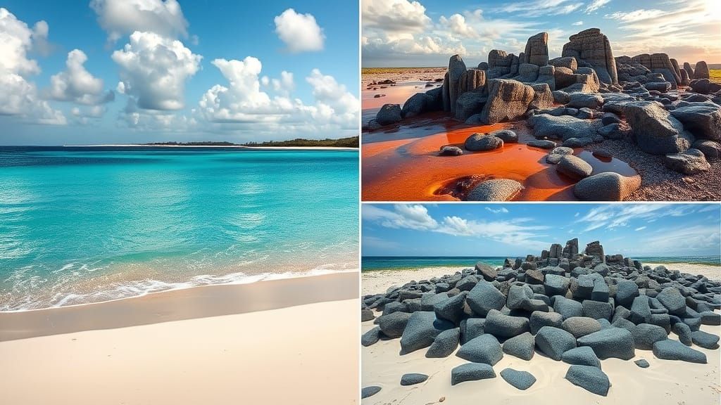 Grace Bay Beach Meets Yellowstone in Impressionist Photo