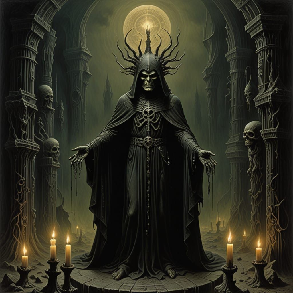 Mr. Bean Leads Dark Occult Ritual