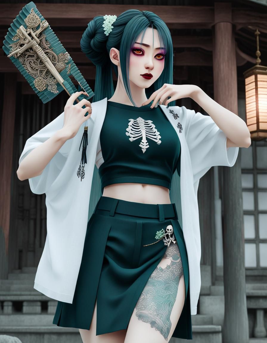 Gothic shrine maiden