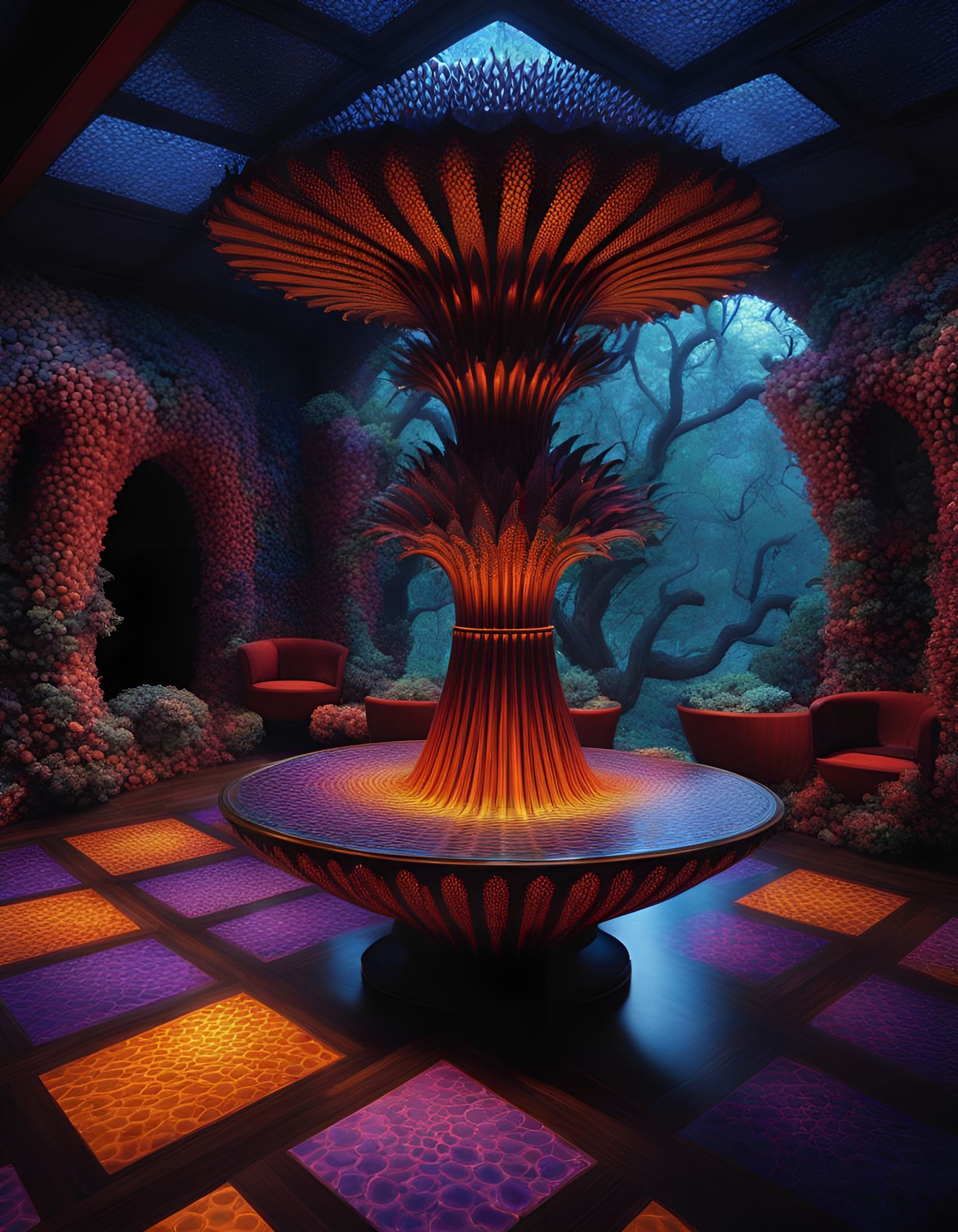 Mystical Creature Optical Illusion in 3D HD