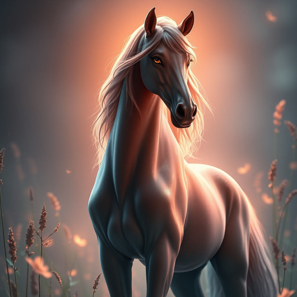 Mystical Centaur in Dreamlike Forest