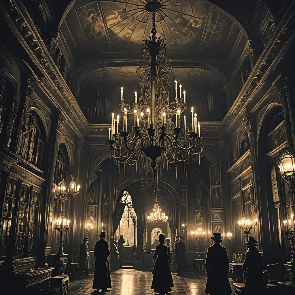 Ghosts Lurking in Disneyland Haunted Mansion