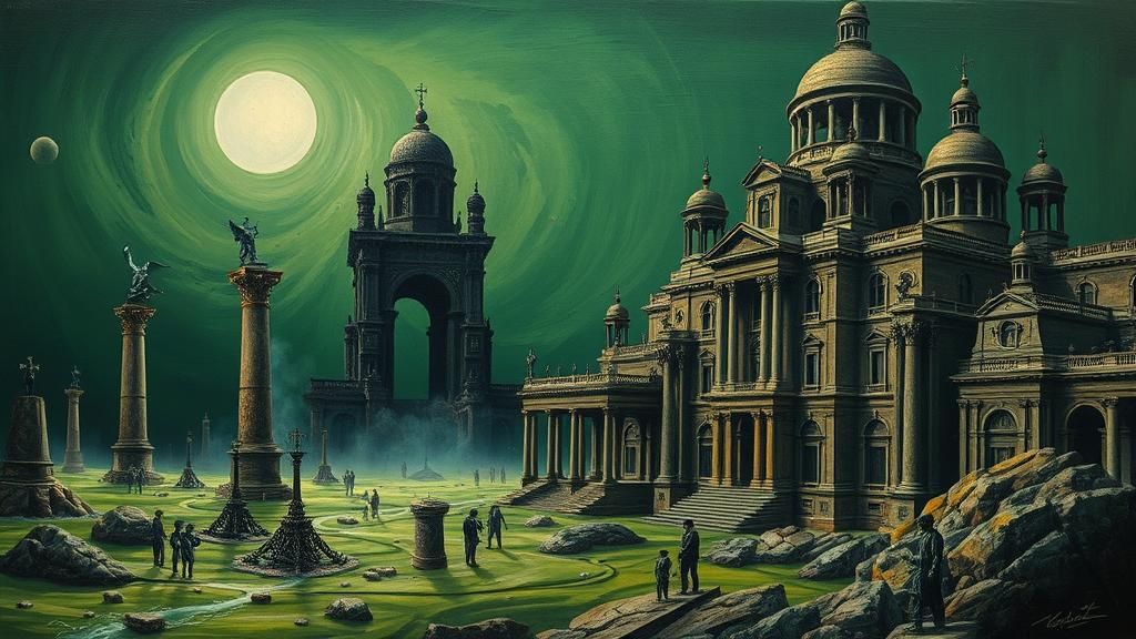 Surreal Dreamlike Finale in Eerie Green