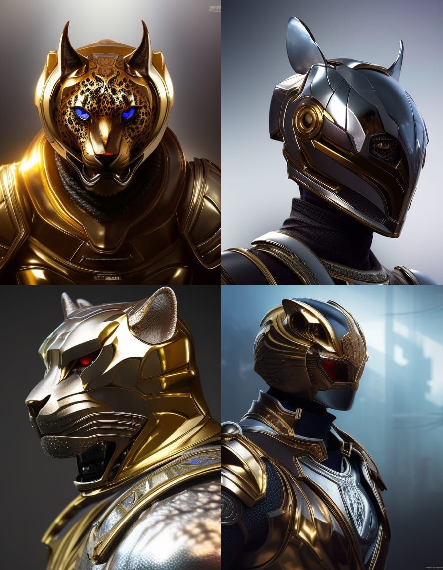 Anthropomorphic jaguar furry humanoid, jaguar head on human ...