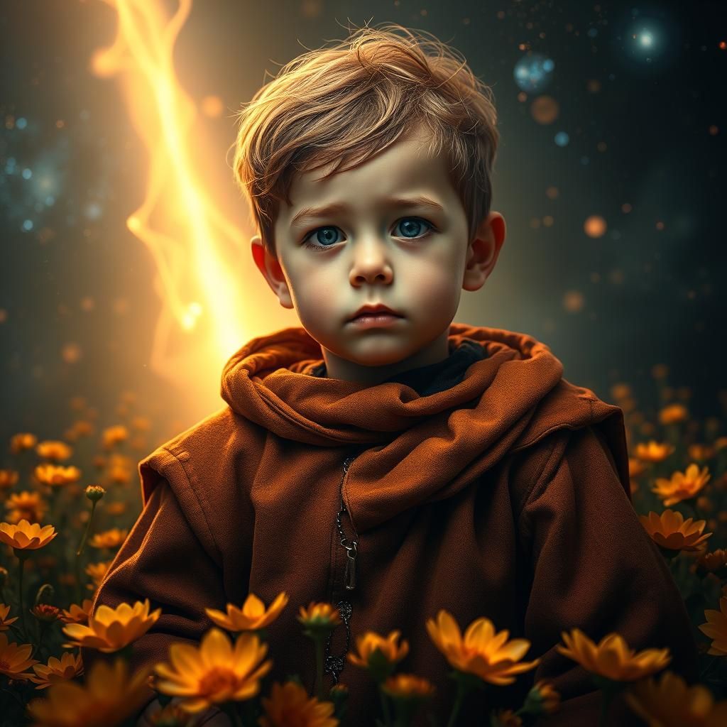 Infernal Child Ascending from Fiery Depths