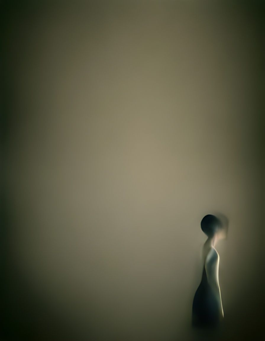 Enfolding Siren in Impasto Oil, Photorealistic