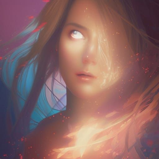 Mystic Fairy Portrait in Hyperdetailed Style