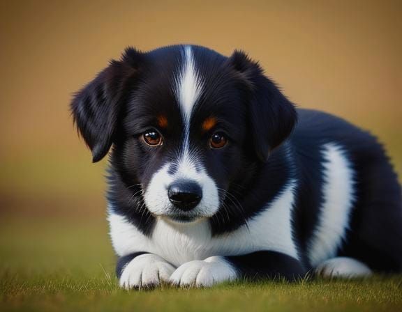 Youthful Dog with Yearning