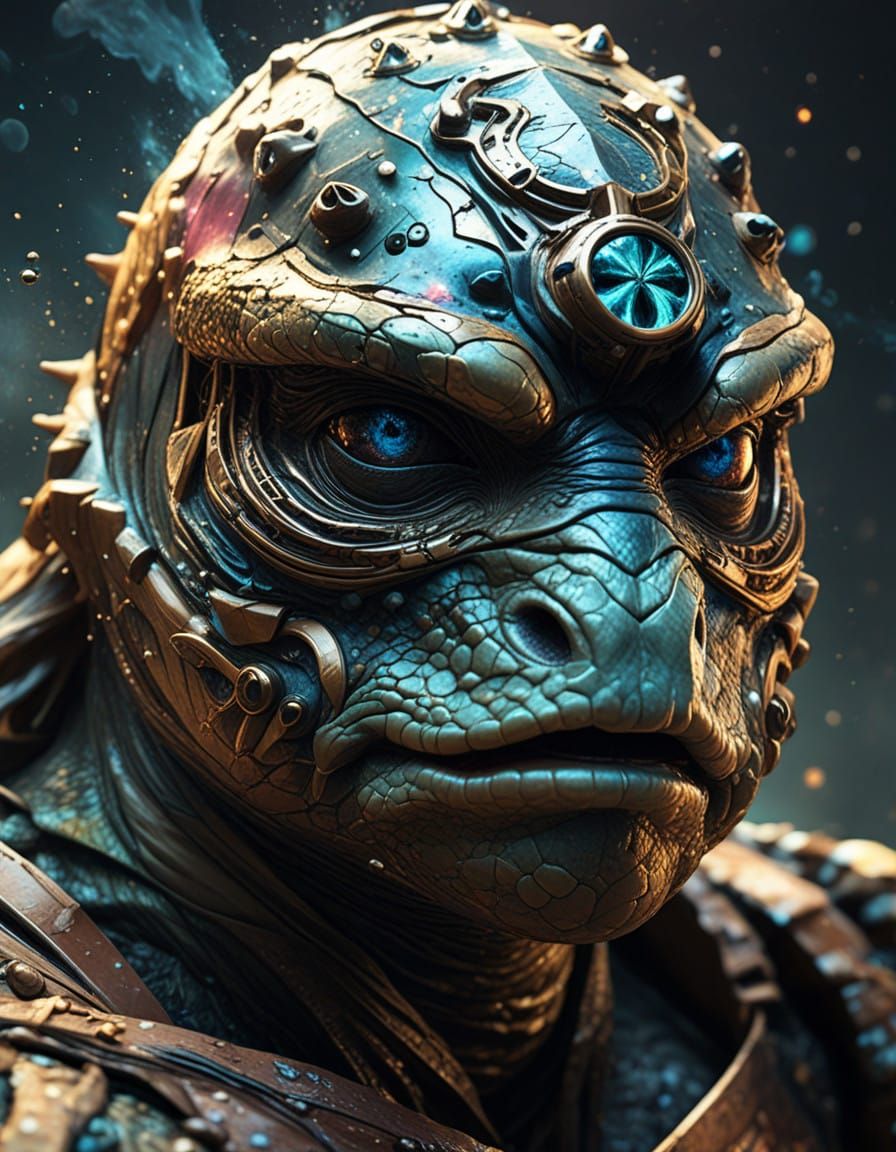 Nebula Ninjaturtle Masterpiece in Shallow Focus