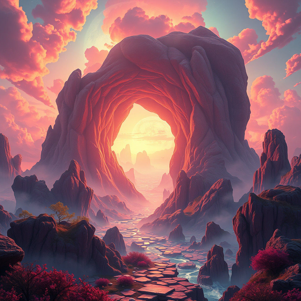 Mystical Realm Splash Screen in 8K Resolution