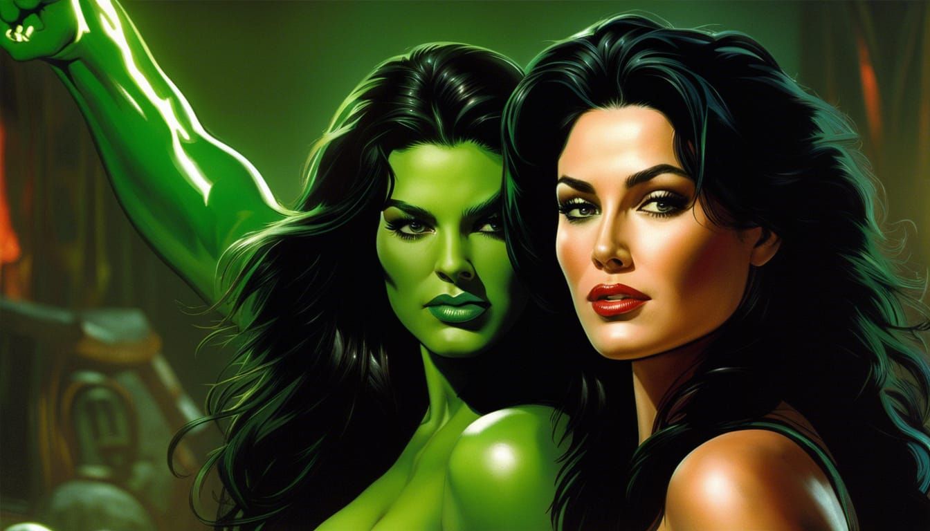 Monica Bellucci as She-Hulk